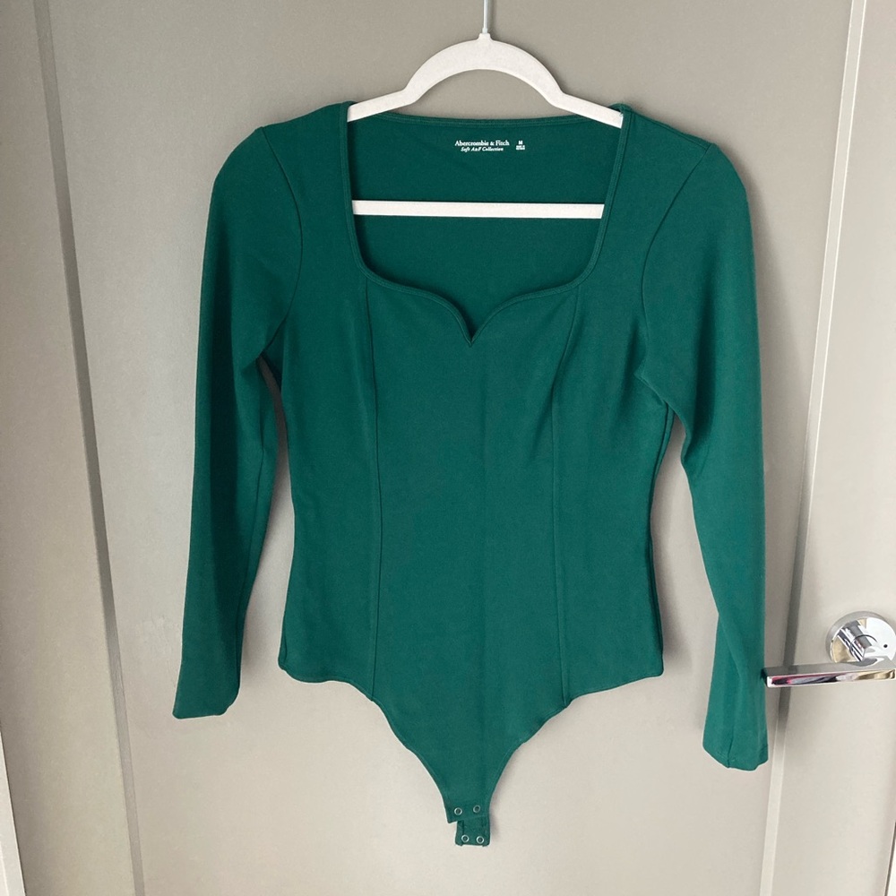 Green Long Sleeve Bodysuit